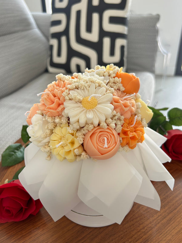 BOUQUET BOUGIE ORANGE